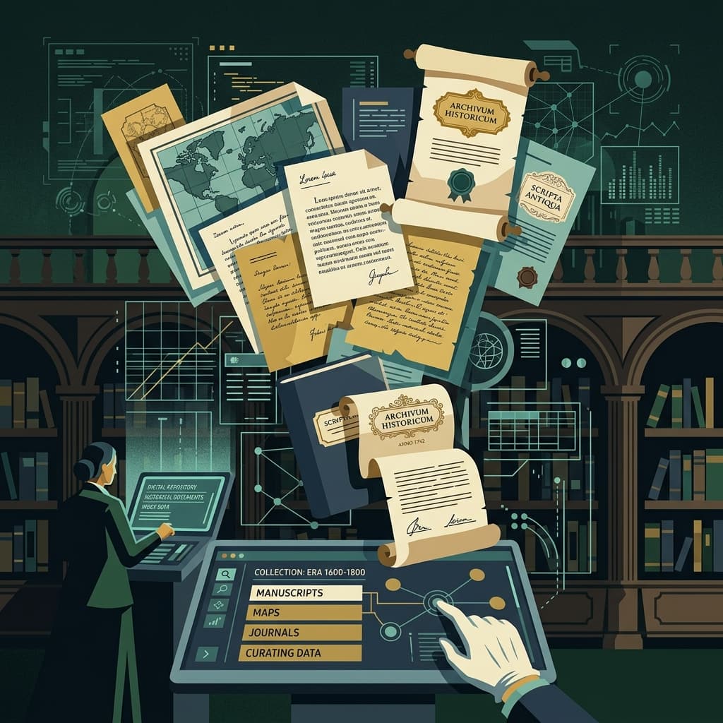Digital archives display